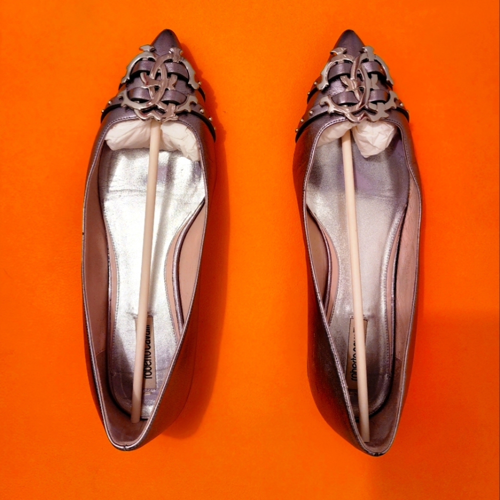 Roberto Cavalli flats
